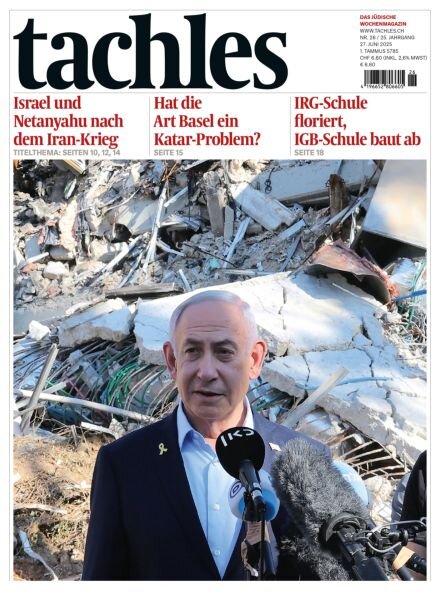 Tachles – 27 Juni 2025 Cover