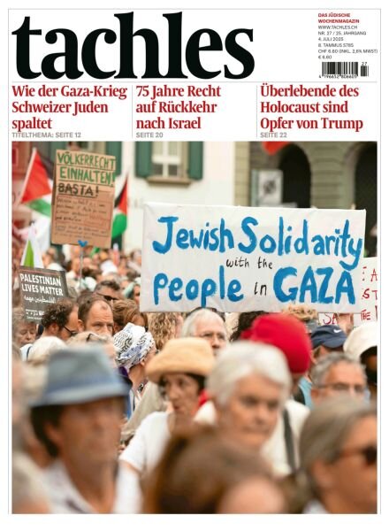 Tachles – 4 Juli 2025 Cover