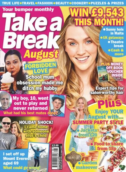 Take a Break – August 2025 Cover