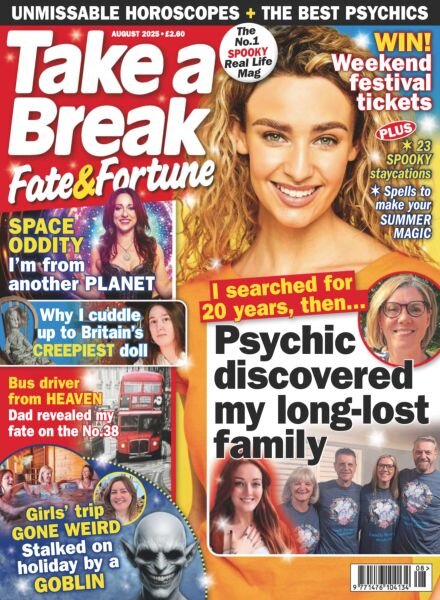 Take a Break Fate & Fortune – August 2025 Cover