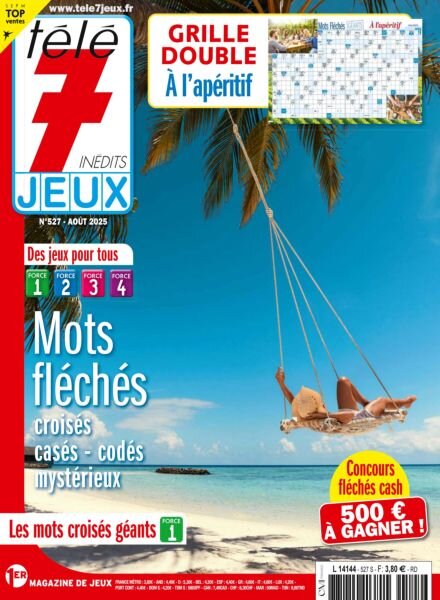 Tele 7 Jeux – Aout 2025 Cover