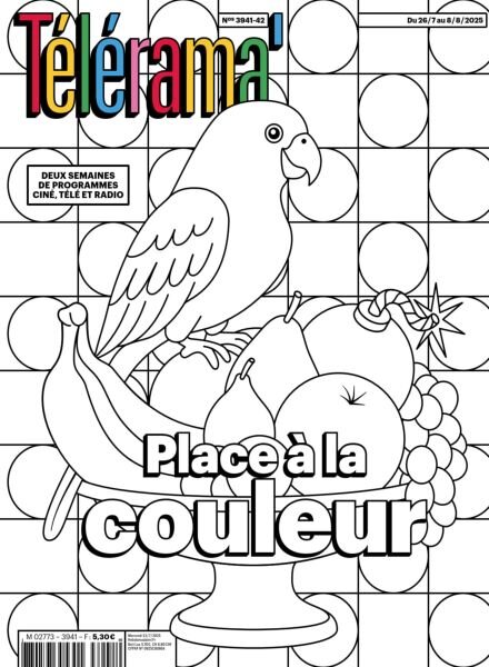 Telerama Magazine – 23 Juillet 2025 Cover