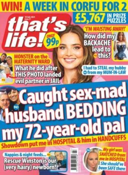that’s life! UK – 3 July 2025
