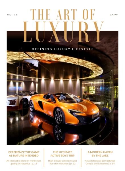 The Art of Luxury – July-August 2025 Cover