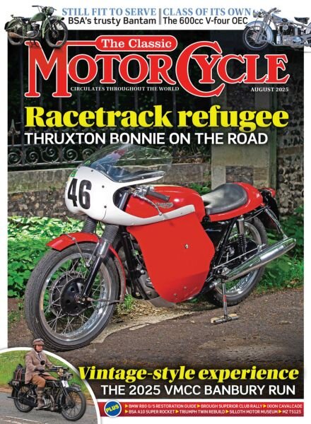 The Classic MotorCycle – August 2025 Cover