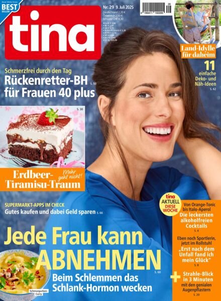 Tina – 9 Juli 2025 Cover
