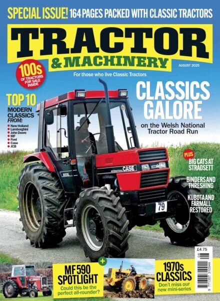 Tractor & Machinery – August 2025 Cover