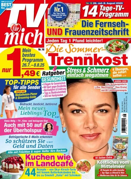 TV fur mich – 17 Juli 2025 Cover
