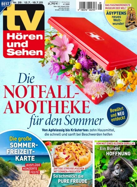TV HOren und Sehen – 4 Juli 2025 Cover