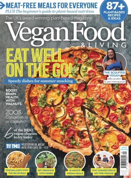 Vegan Food & Living – August 2025 Cover
