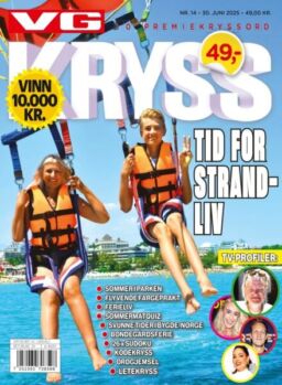 VG Kryssord – 30 Juni 2025