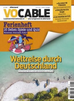 Vocable Allemand – Aout 2025