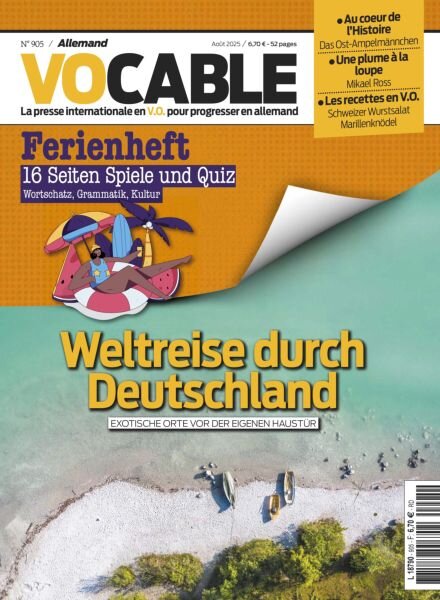 Vocable Allemand – Aout 2025 Cover