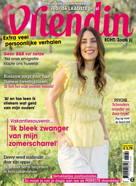 Vriendin – 22 Juli 2025 Cover