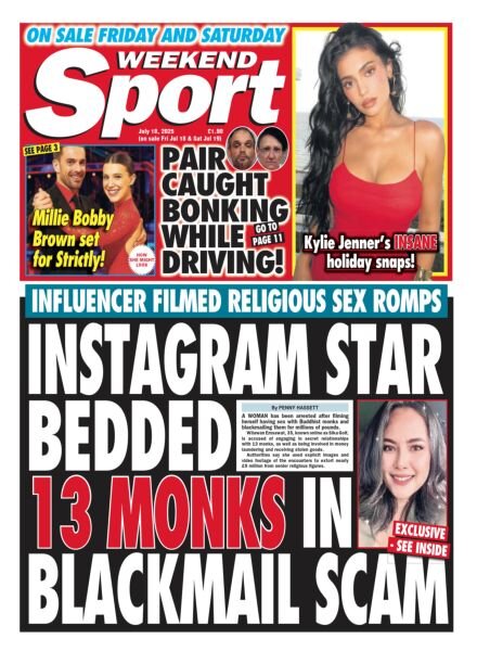 Weekend Sport – July 18 2025 Cover