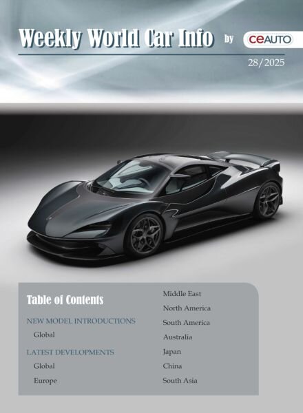 Weekly World Car Info – 12 July 2025 Cover