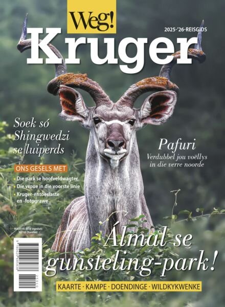 Weg! – Kruger Gids 2025 Cover