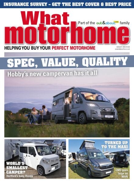 What Motorhome – August 2025 Cover
