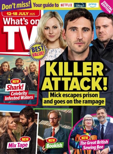 What’s on TV – 12 July 2025 Cover