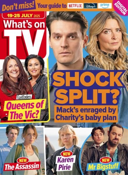 What’s on TV – 19 July 2025 Cover