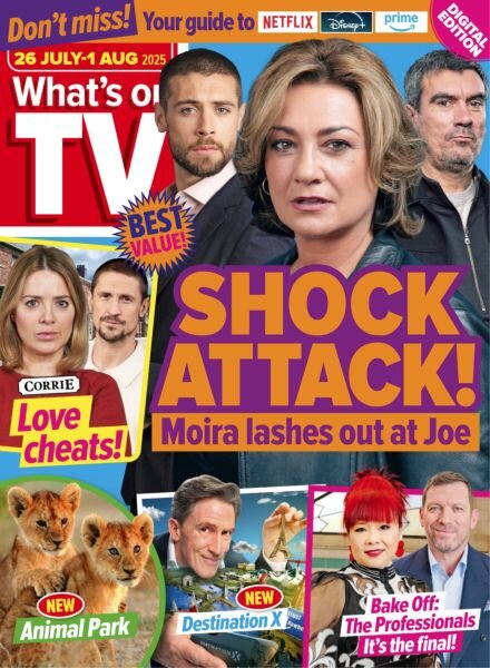 What’s on TV – 26 July 2025 Cover