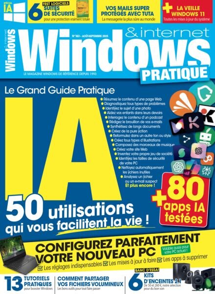 Windows & Internet Pratique – Aout-Septembre 2025 Cover