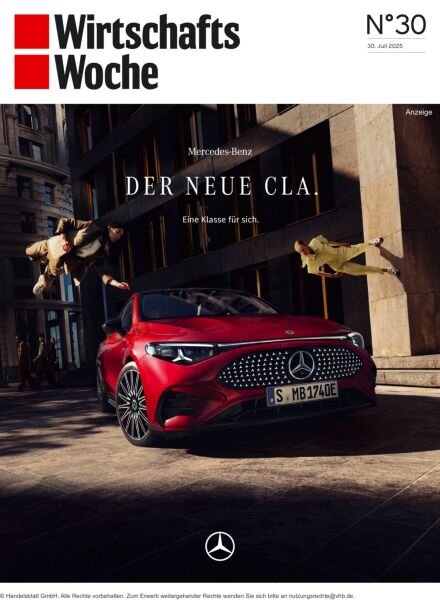 WirtschaftsWoche – 18 Juli 2025 Cover