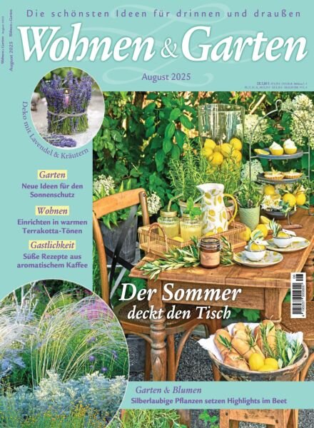Wohnen & Garten – August 2025 Cover