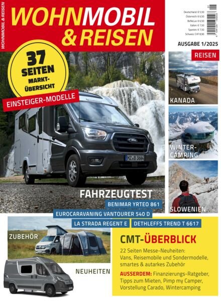 Wohnmobil & Reisen – N 1 2025 Cover