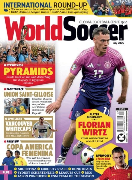 World Soccer – July 2025 Cover