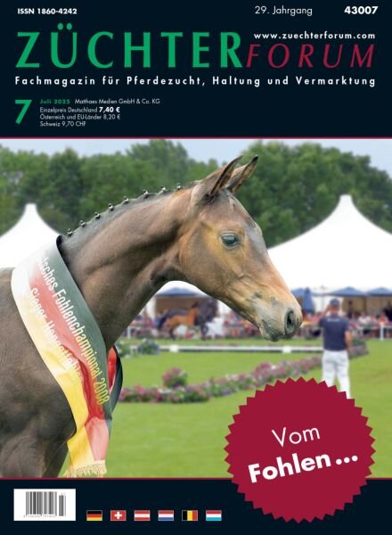 Zuchterforum – Juli 2025 Cover