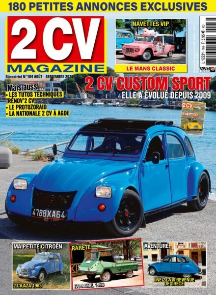 2 CV Magazine – Aout-Septembre 2025 Cover