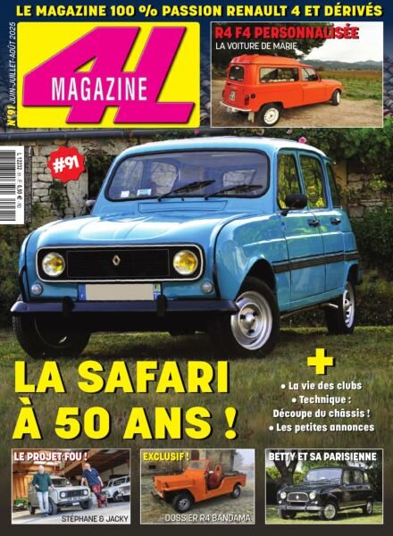 4L Magazine – Juin-Aout 2025 Cover
