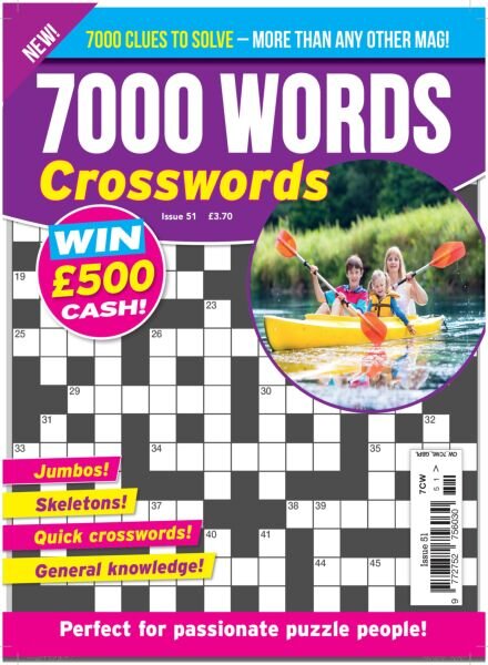 7000 Words Crosswords – August 2025 Cover
