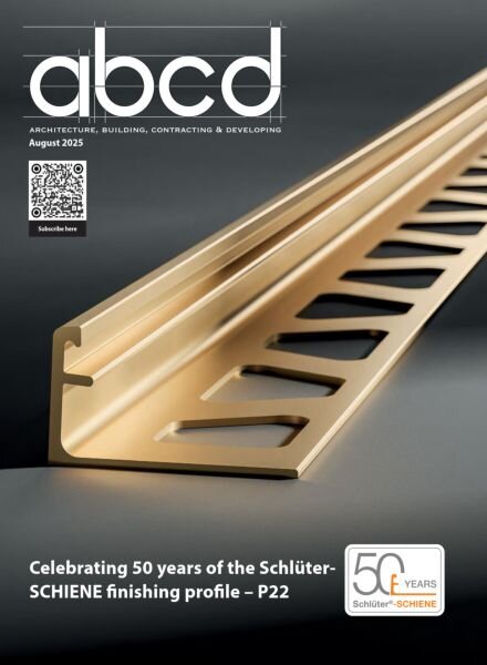 ABCD Architecture Building Contracting & Developing – August 2025 Cover