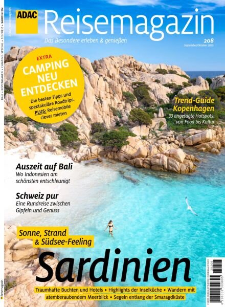 ADAC Reisemagazin – September-Oktober 2025 Cover