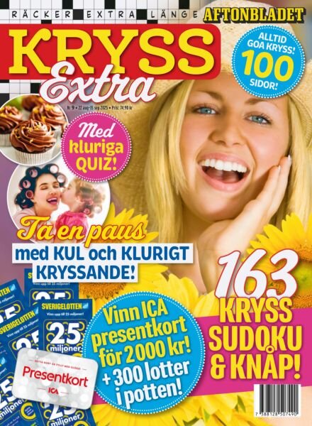 Aftonbladet Kryss Extra – Augusti 2025 Cover