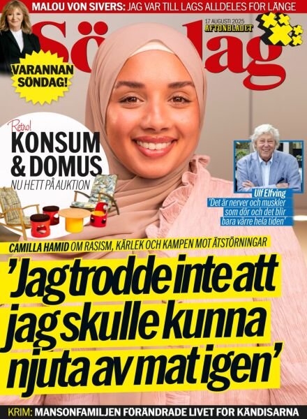 Aftonbladet Sondag – 17 Augusti 2025 Cover