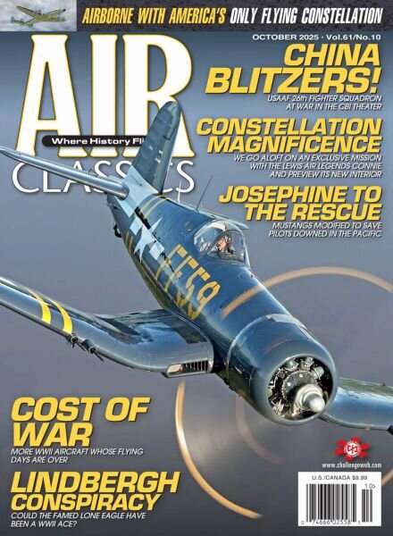 Air Classics Where History Flies! – October 2025 Cover