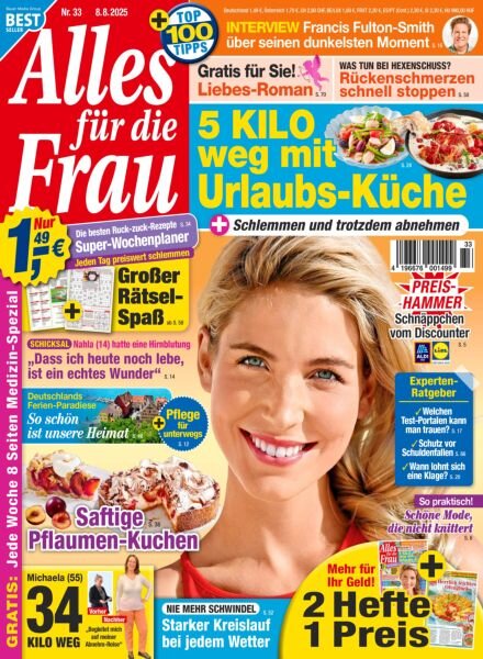 Alles fur die Frau – 8 August 2025 Cover