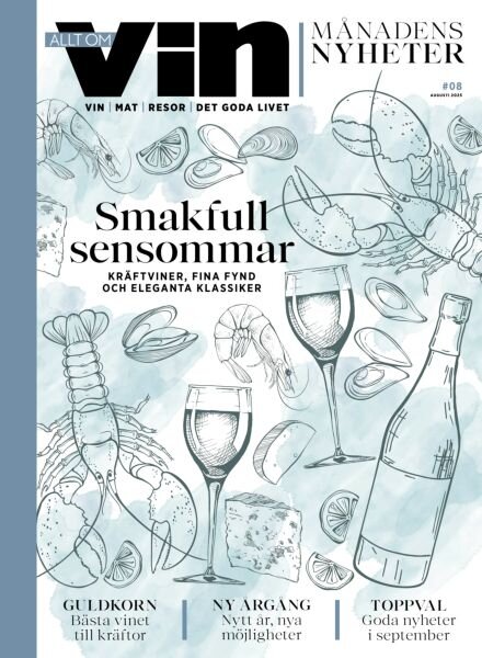 Allt om vin – Augusti 2025 Cover