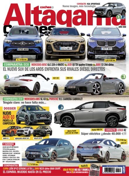 Altagama Coches – Agosto 2025 Cover