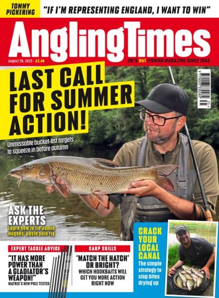 Angling Times – 26 August 2025 Cover