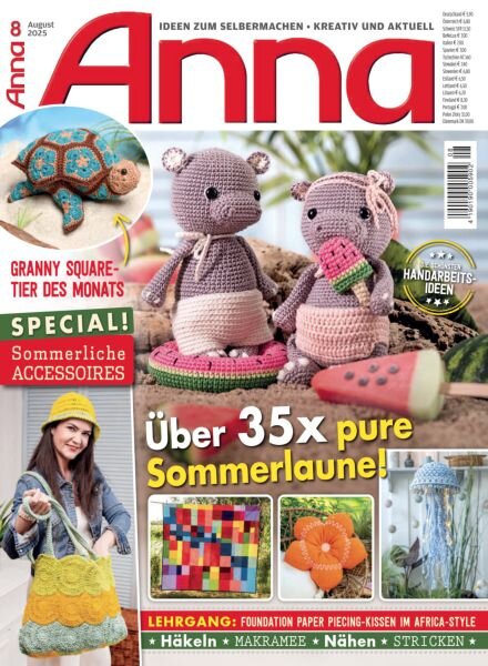 Anna Germany – August 2025 Cover