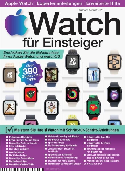 Apple Watch fur Einsteiger – August 2025 Cover