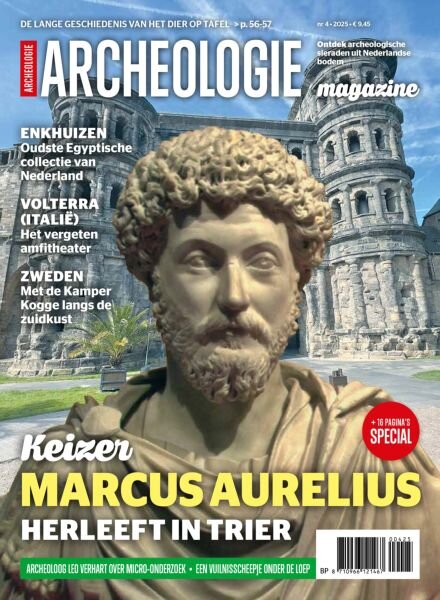 Archeologie Magazine – Augustus 2025 Cover