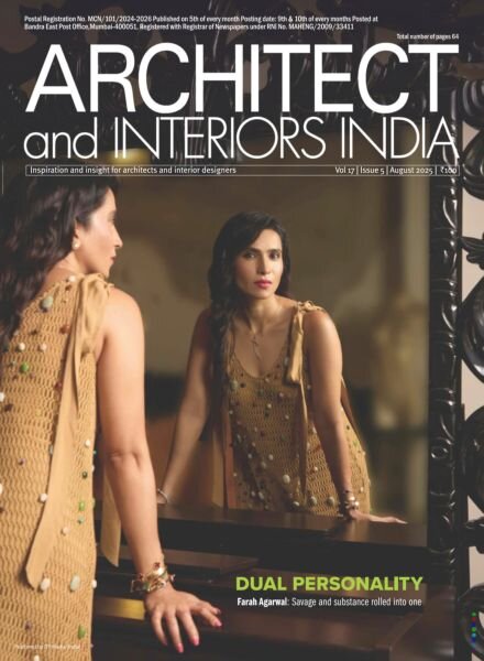 Architect and Interiors India – August 2025 Cover
