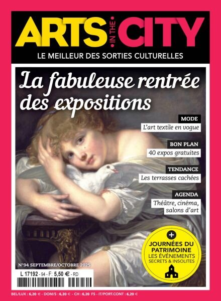 Arts in the City – Septembre-Octobre 2025 Cover