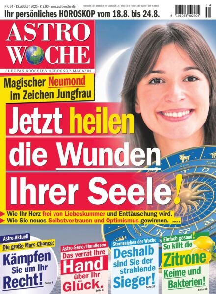 Astrowoche – 13 August 2025 Cover