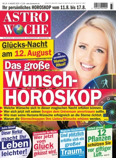 Astrowoche – 6 August 2025 Cover